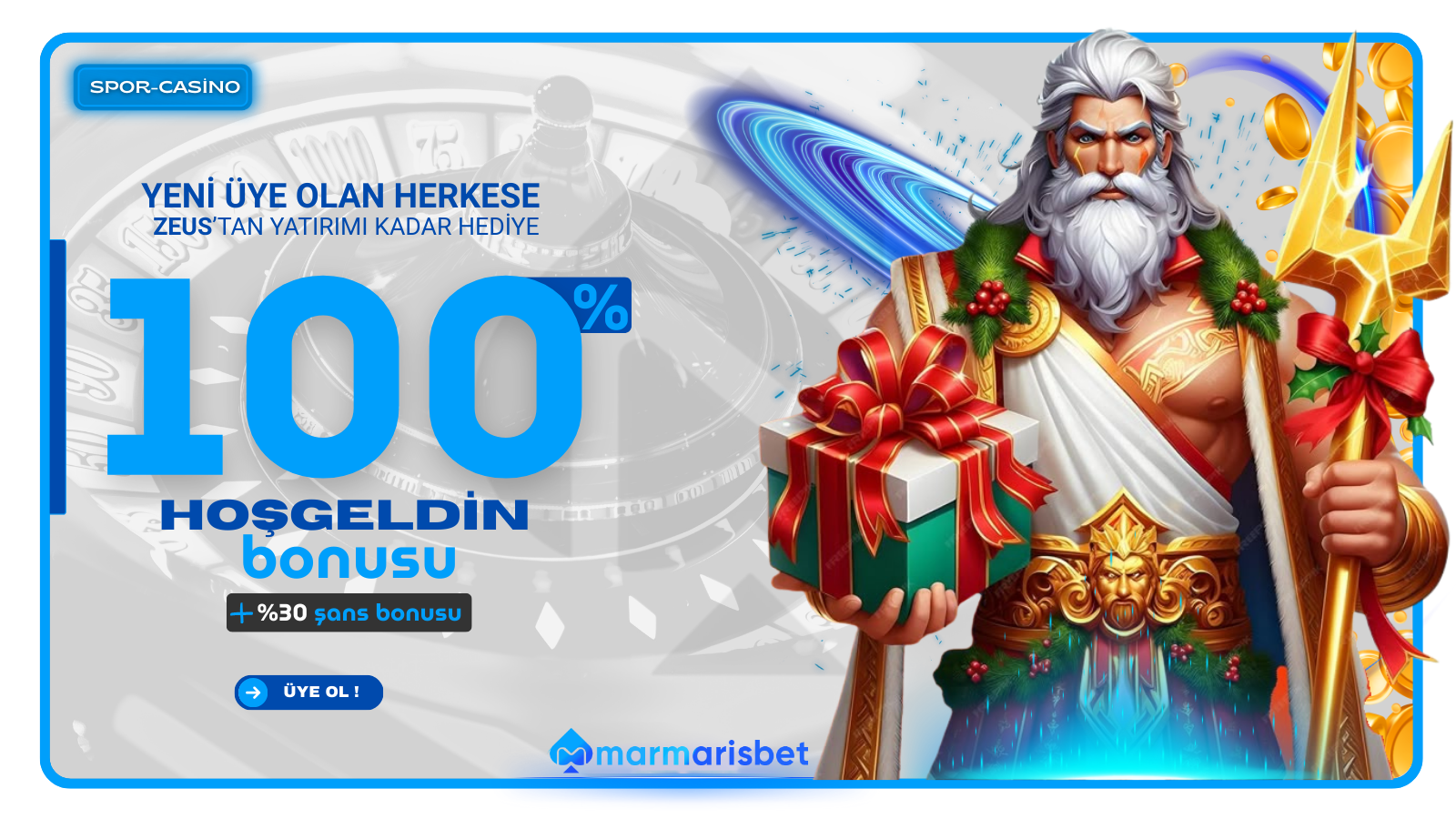%100 Zeus Hoş Geldin Bonusu